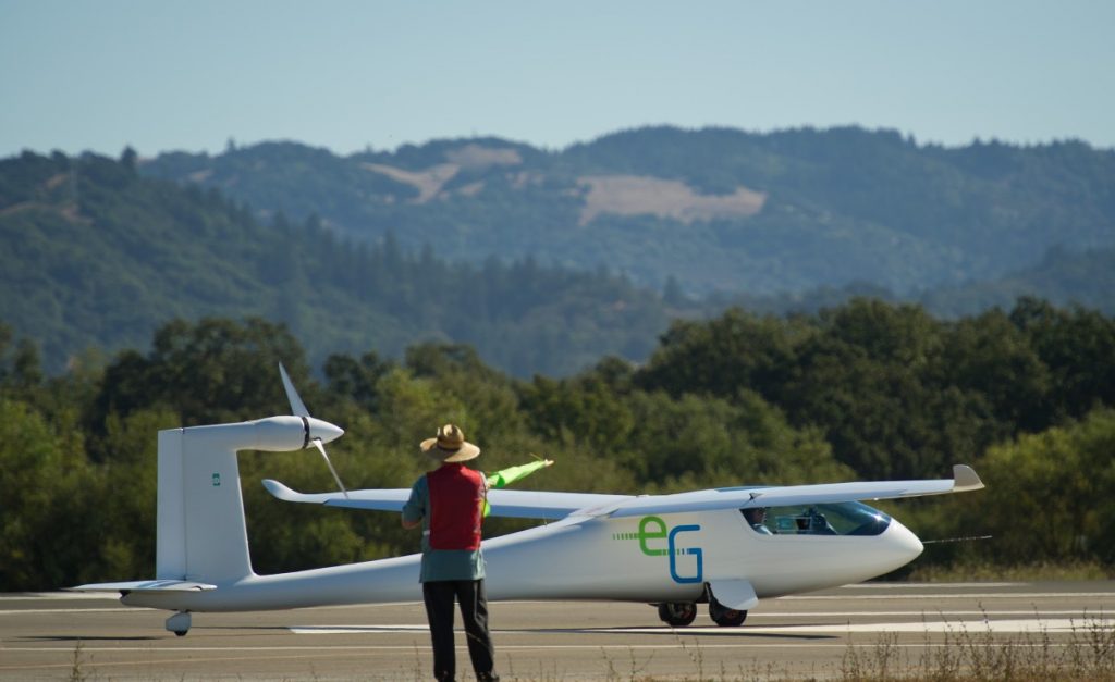 Die „E-Genius“ nahm 2011 an der 'Green Flight Challenge' an der US-amerikanischen Westküste teil. (#3)